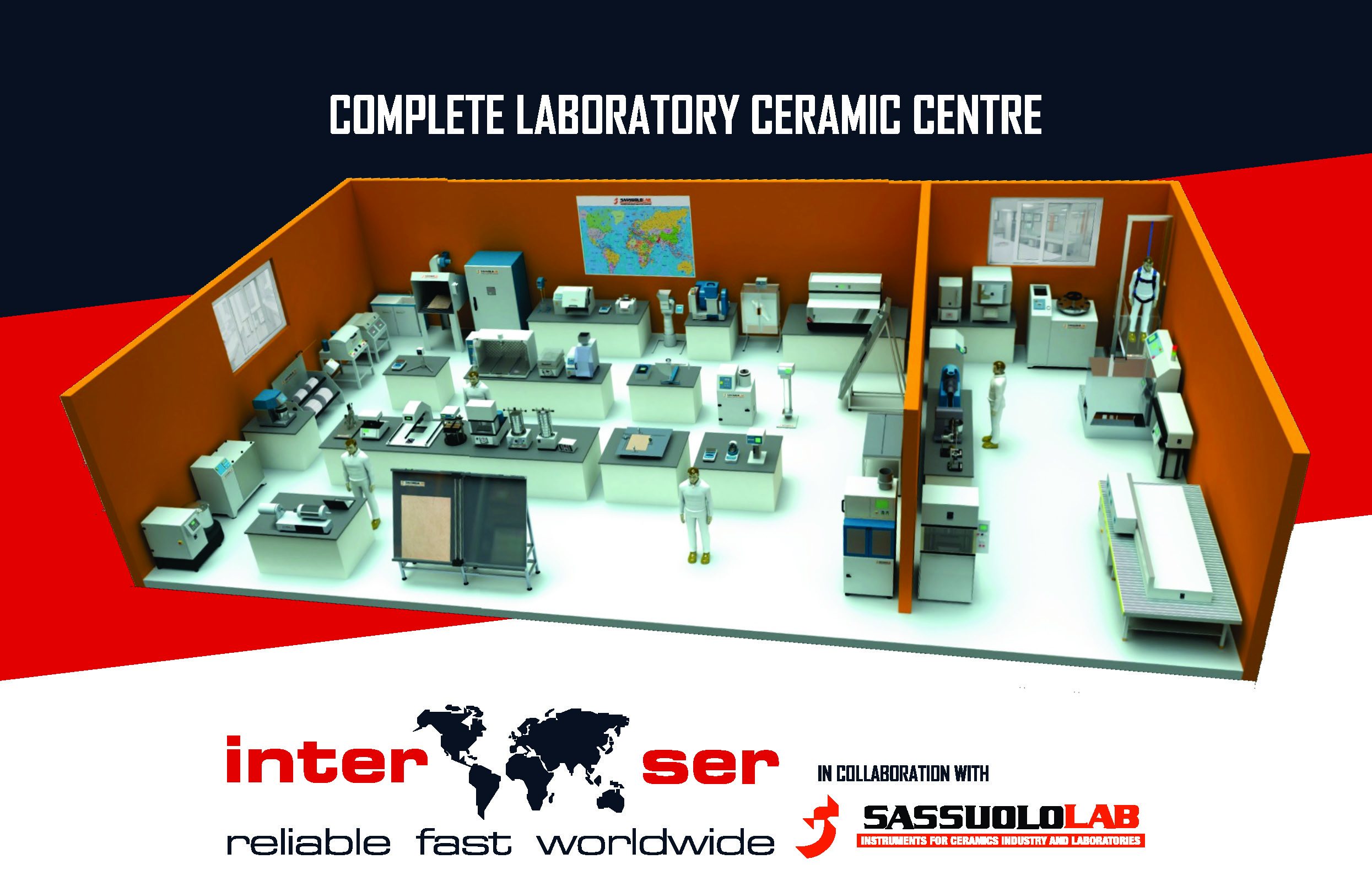Inter Ser supplies Sassuolo Lab equipment to India and Kazakhstan
