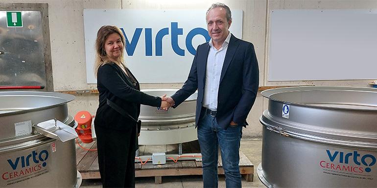 Major agreement between Inter Ser and Cuccolini srl for the distribution of Virto Ceramics products